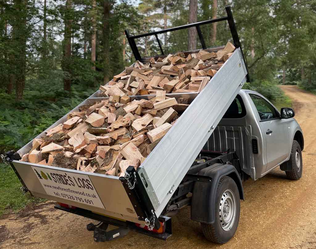 Truck load of logs